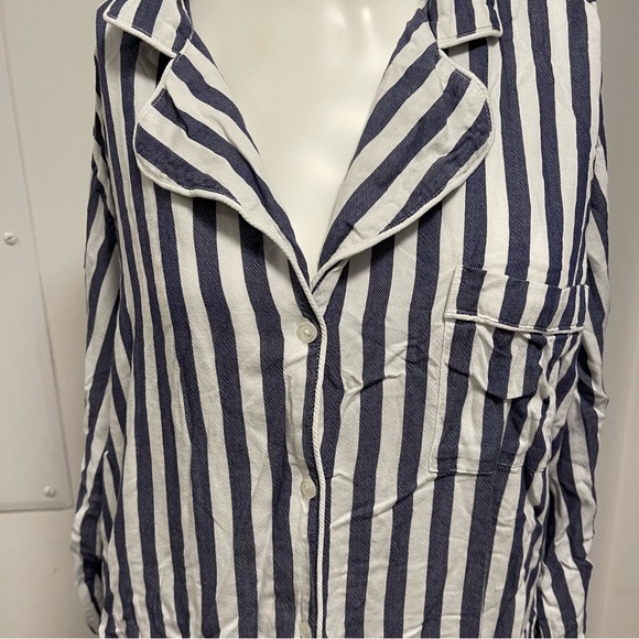 Rails stripped button down sleep shirt - Picture 5 of 8